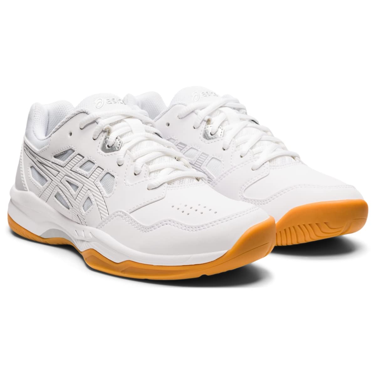 ASICS Women's Gel-Renma Pickleball Shoes, 8, White/Pure Silver
