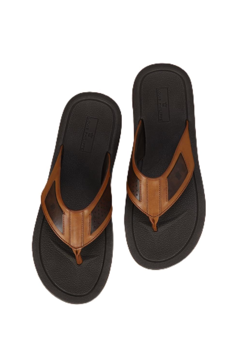 Louis Philippe MenS Tan Sandals