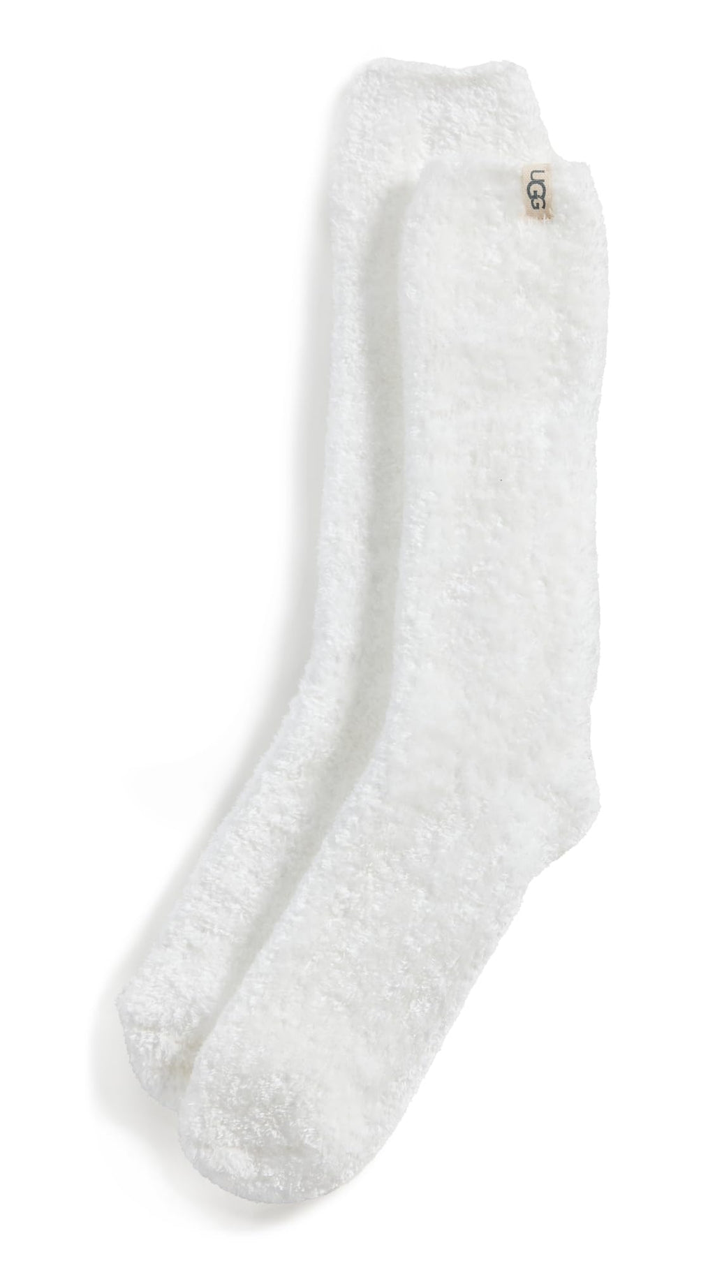UGG Women's Leda Cozy Sock, White, One Size
