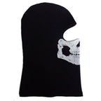 Nuoxinus Black Balaclava Ghosts Skull Full Face Mask for Cosplay Party Halloween Outdoor Motorcycle Bike Cycling Skateboard Hiki