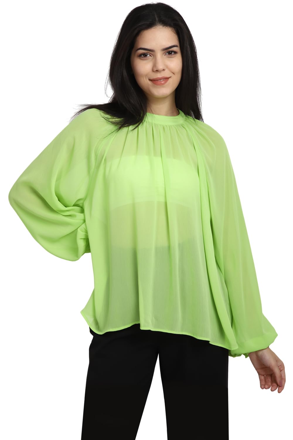 Allen Solly Women Regular Fit Solid Round Neck T-Shirt