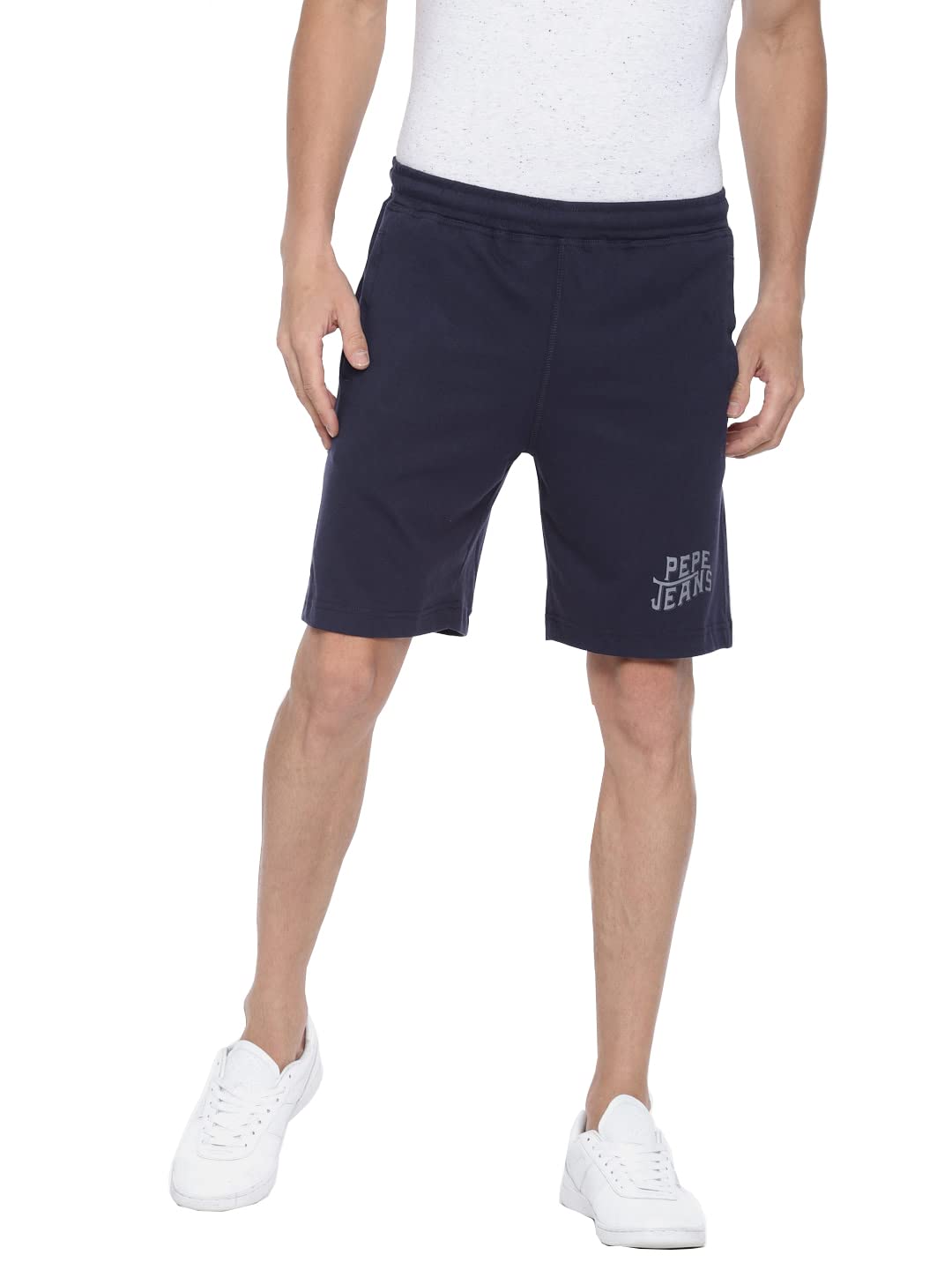 Pepe Jeans MenS Lounge Shorts (Ats01-01_Navy 70-75)