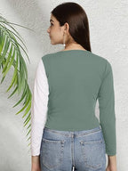 Tee Projekt Solid Stylish Casual Tops for Women & Girls|| Trendy Western Tops for Women Stylish