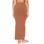 Zivame All Day Seamless Mermaid Saree Shapewear with Removable Drawcord for Women - Brown1