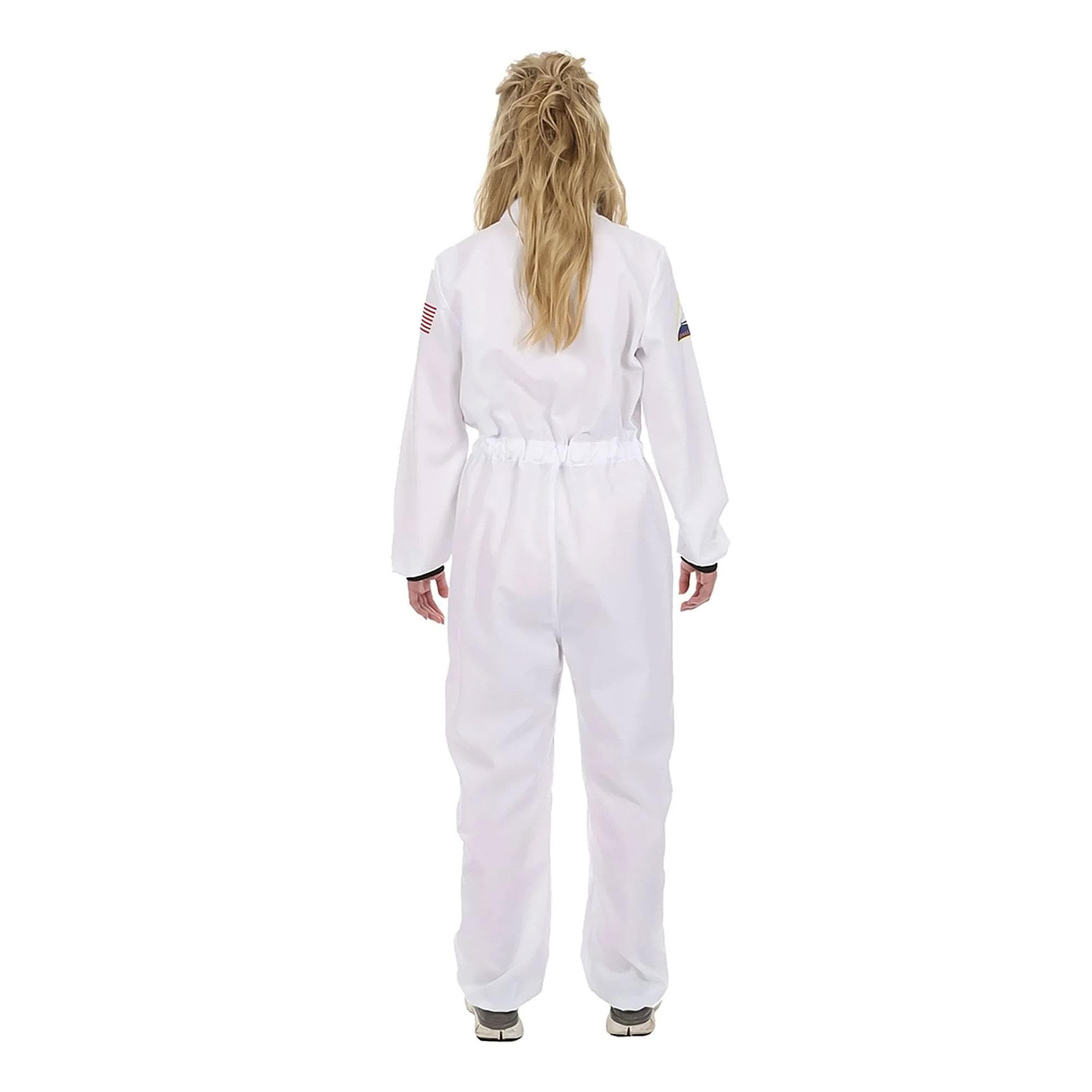 Women's White Astronaut Costume - Large