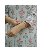 Yashika Women Cotton Blend Kurta Set: Unleash Your Inner Diva: Embrace The Ethnic Charm With Our Exquisite Collection Of Printed Kurtis, Pants, And Dupattas!