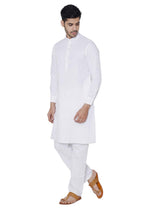 Manyavar Mens Cotton Blend Regular Fit Kurta