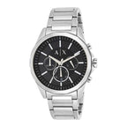 A|X ARMANI EXCHANGE Men's Chronograph Stainless Steel Watch, Color: Silver/Black (Model: AX2600)