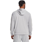 Under Armour Men's ArmourFleece Full Zip Hoodie, (014) Halo Gray / / Black, Small