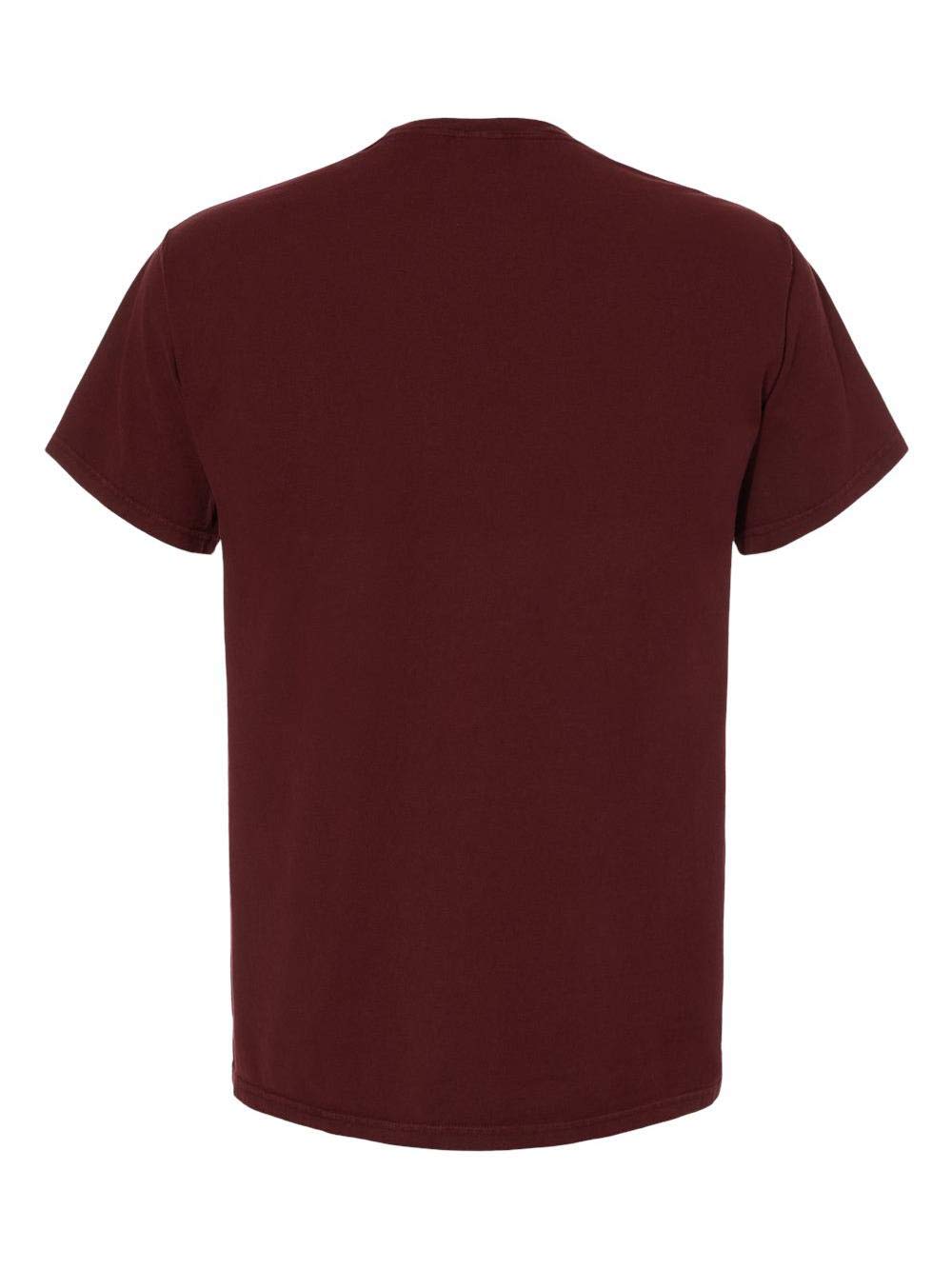 Mens garment-Dyed T-Shirt - BLAcK - S(D0102H7DANJ)