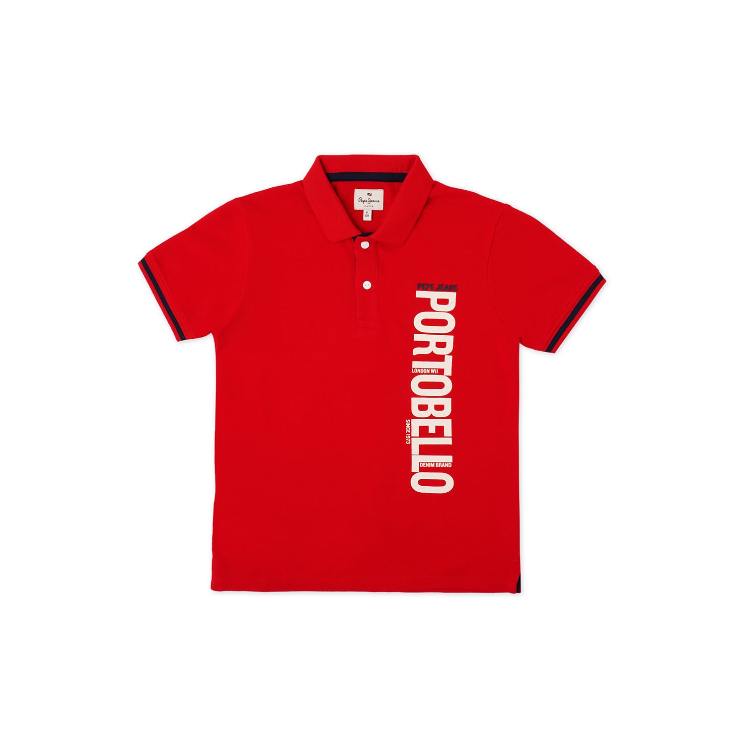 Pepe Jeans BoyS Regular Fit Polo Shirt (Pb540972_Red_Classic