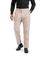The Indian Garage Co Mens Mid-Rise Stretchable Relaxed Fit Gurkha Pants