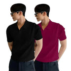 Leriya Fashion MenS Cotton Regular Fit Polo T-Shirt  Plain & Comfortable (Available In Plus Size And Combo Pack Of 2)