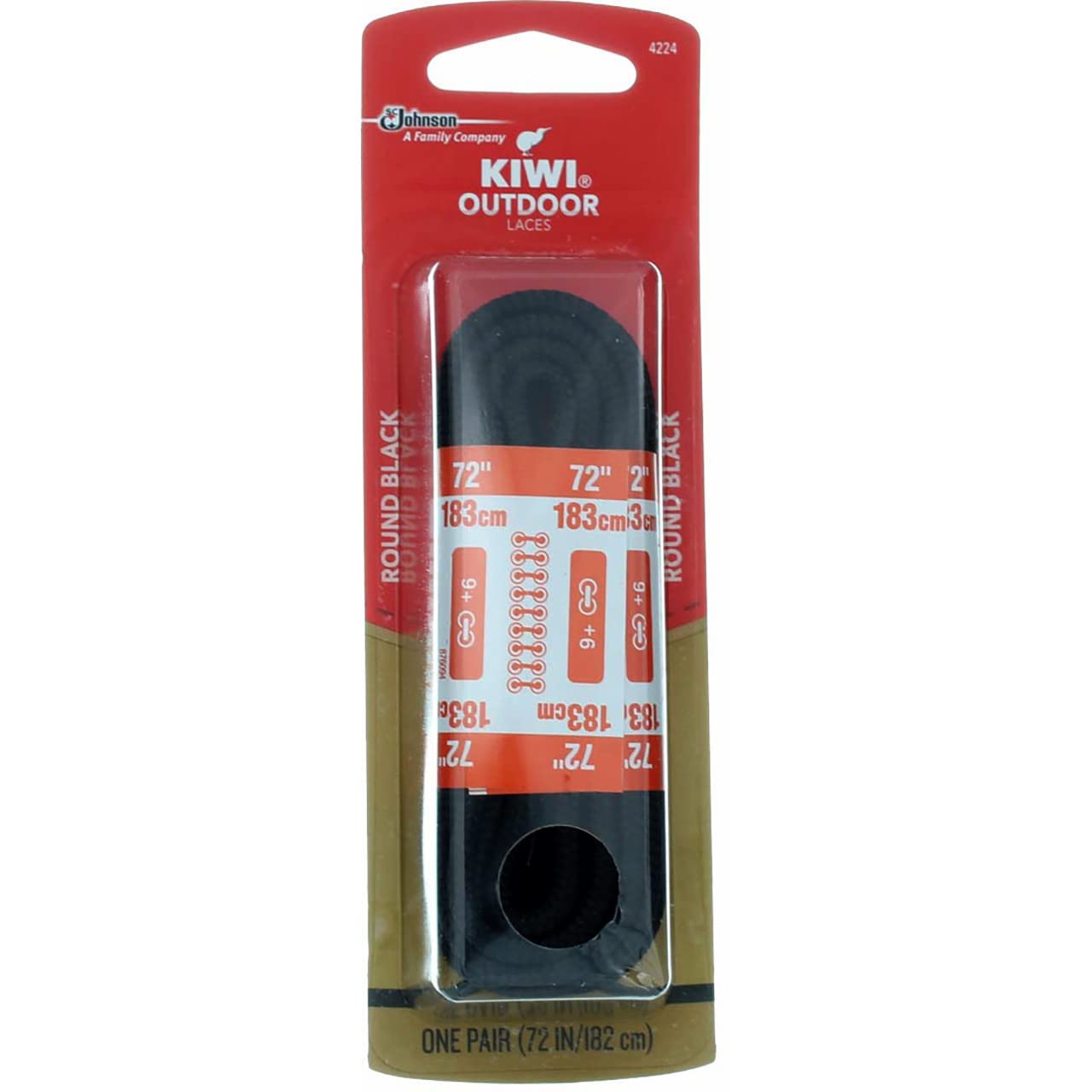 LACE BOOT 72 BLACK (Pack of 1)