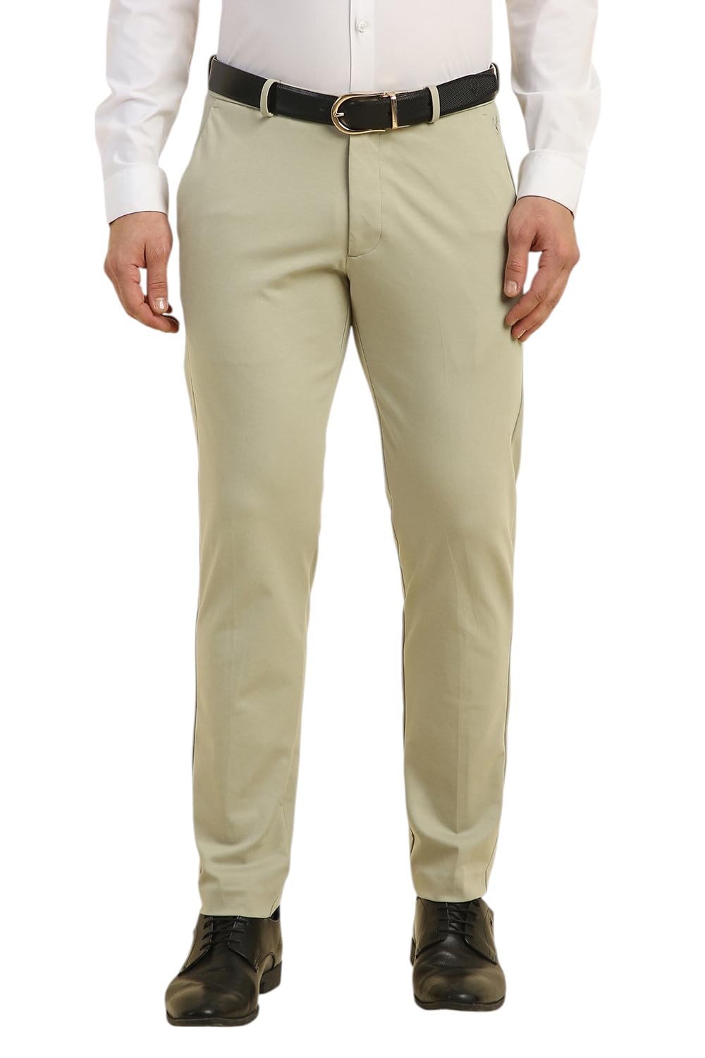 Allen Solly Men Solid Formal Trousers