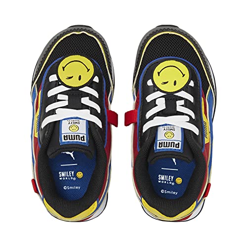 PUMA Future Rider SmileyWorld Alternate Closure (Toddler) Puma Black/Royal Blue 5 Toddler M