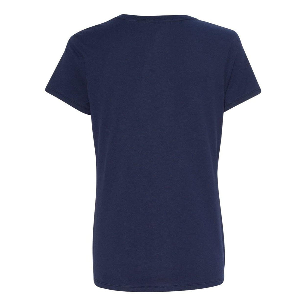 Ladies Perfect-T V-Neck T-Shirt - MAROON - 3XL(D0102H7YWB6)
