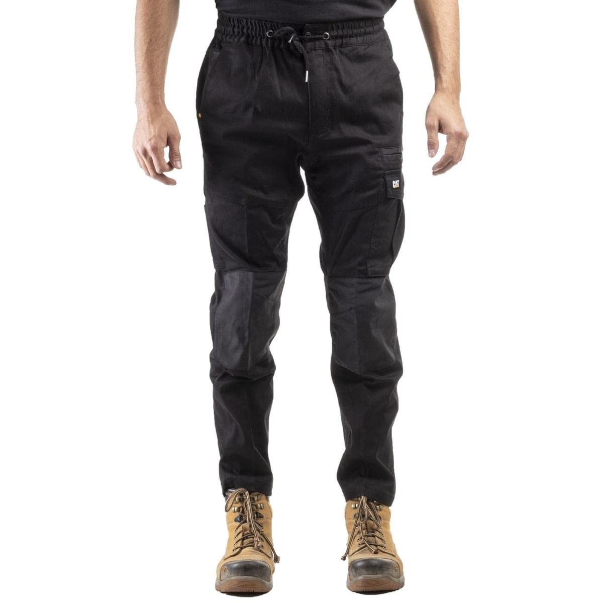 Caterpillar Men's Slim Fit Work Cargo Pant, Black, 32/30