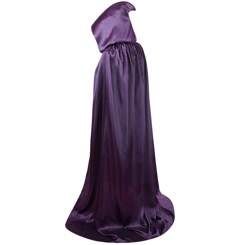 Colorful House Unisex Full Length Hooded Cape Costume Cloak/1PC (Purple, 59)
