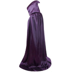 Colorful House Unisex Full Length Hooded Cape Costume Cloak/1PC (Purple, 59)