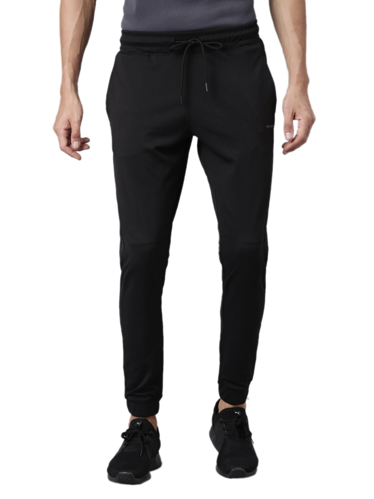 Pepe Jeans Innerwear MenS Mid Rise Regular Fit Track Pants (Pptr01_Black_2Xl)