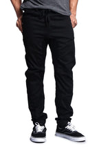 Victorious Men's Joggers Twill Pants JG804 - Black - 4X-Large