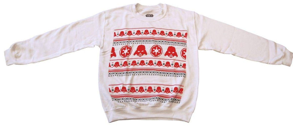 Star Wars Jolly Vader Sweatshirt Large White