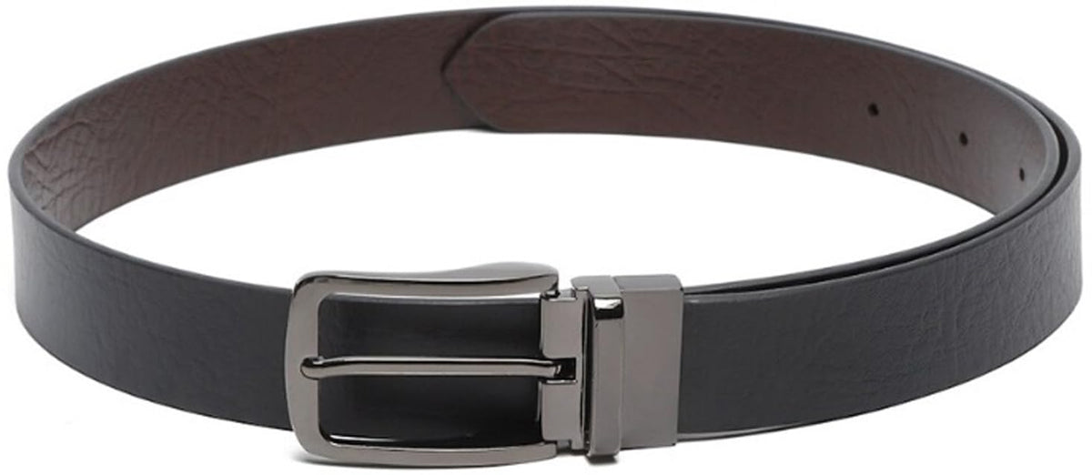Men Formal, Casual, Party, Evening Brown, Black Genuine Leather Reversible Belt_861 52