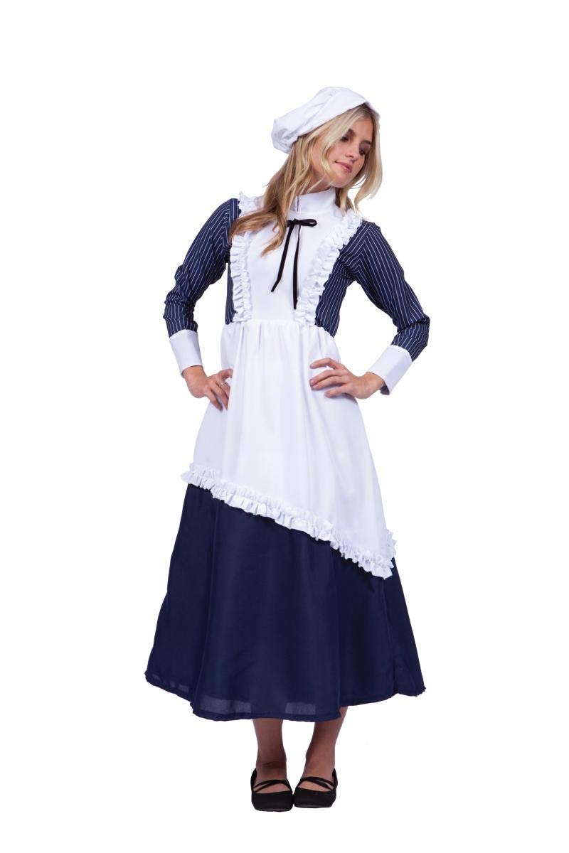 Colonial Pinstriped Lady:Blue