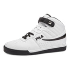 Fila Men's Everyday Sport Athletic Casual High-Top Vulc 13 MID Lace Up Sneaker Shoes, White/Black, 10