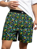 Bewakoof MenS All Over Batman Printed Poplin 100% Cotton Regular Fit Boxers 570843_S Black