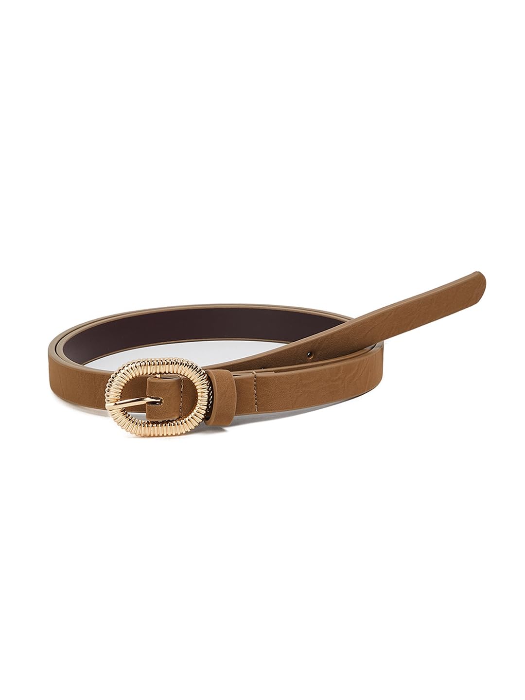 Max Women Textured Belt (Brown_32) 32