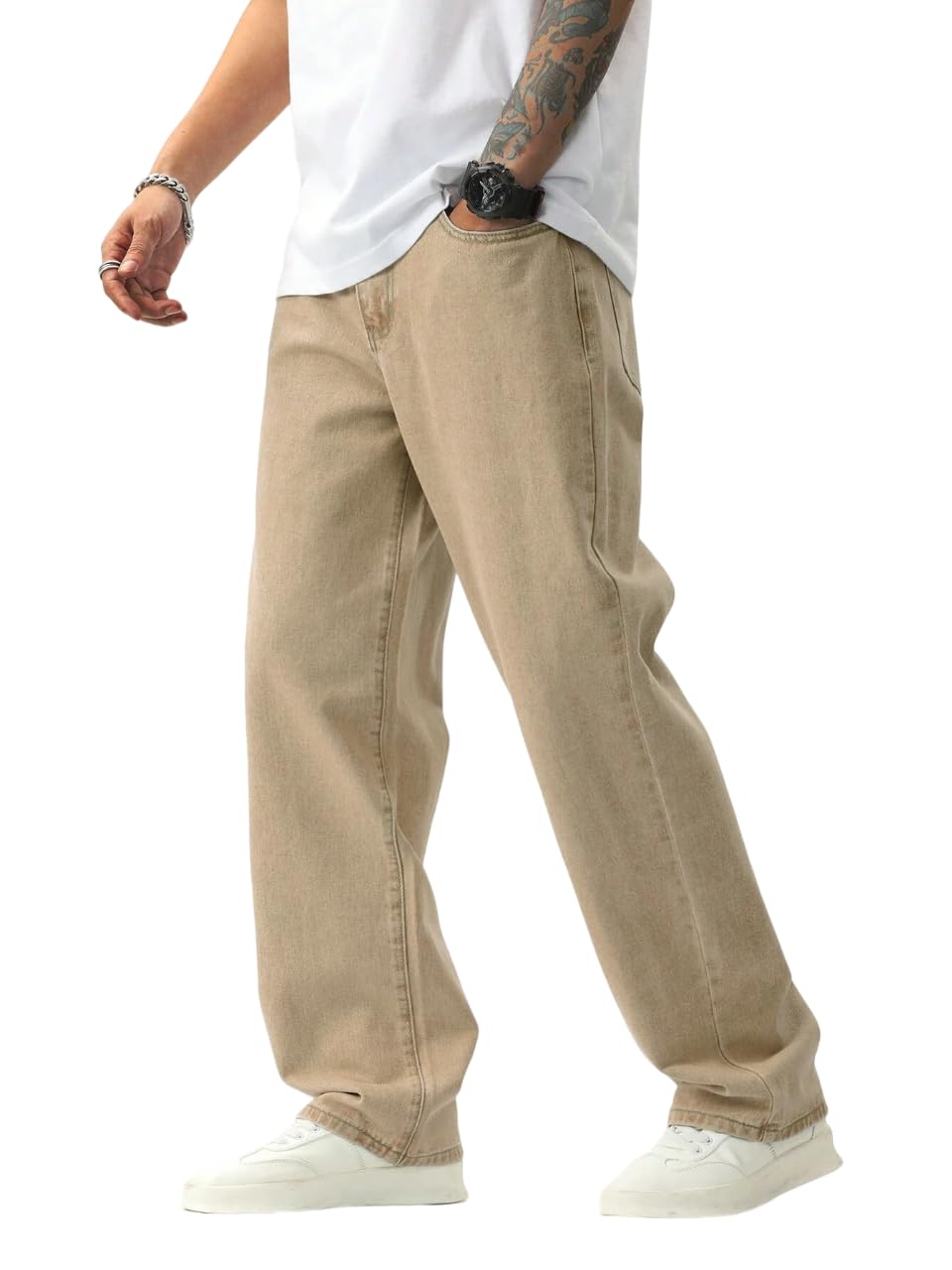 TAGAS Jeans for Men| Baggy Fit Cotton Pant for Mens || Relaxed FIT Denim Jeans|