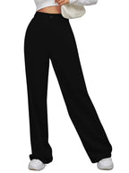 Toochki Trouser for Women | High Waist Trousers for Womens | Summer Track Pants | Casual Lycra Pant | Black