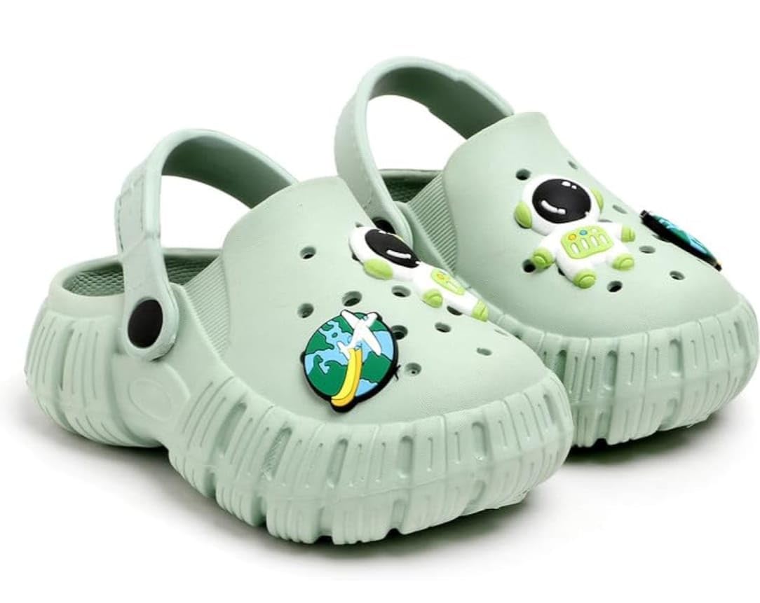Gimme ! Little Monkey, Toddler Clogs Slippers, 12 Months To 6 Years, Baby Girl, Waterproof, Lightweight, Cute Cartoon Fun Charms 6
