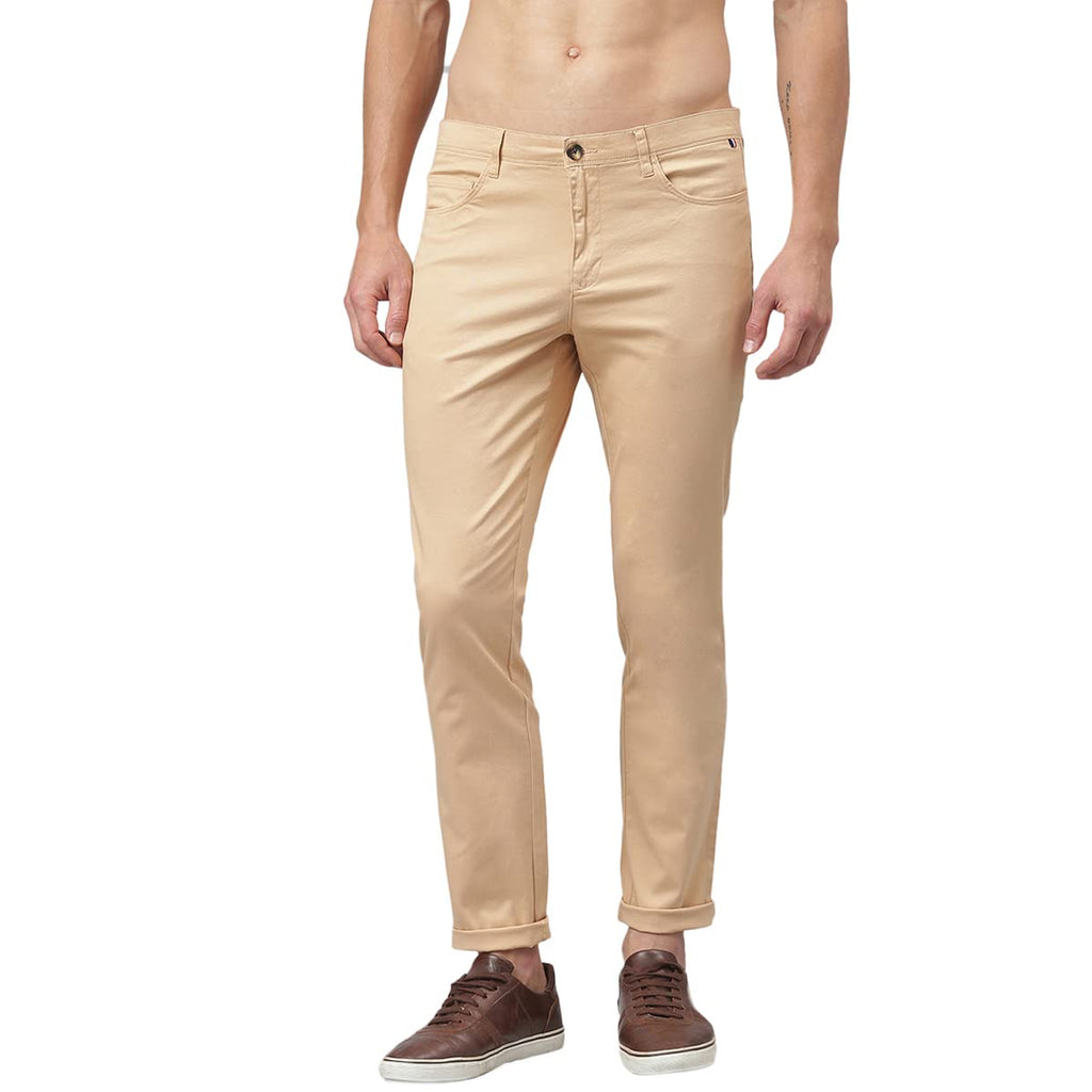 Thomas Scott Mens Solid Slim Fit Trouser