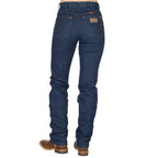 Wrangler Womens Cowboy Cut High Rise Slim Fit Tapered Leg Jean, Prewash, 7-38