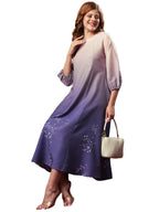 ANNI DESIGNER Womens Rayon Blend Printed Anarkali Kurta (Kaleel Grey_XXL_Grey_XX-Large)