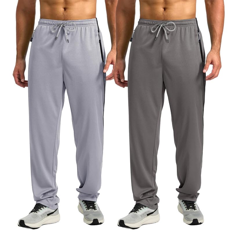 Pinkmint MenS Combo Track Pant L Spendex Pocket Regular Track Pant L Stylish Sports & Gym Wear (Pack Of 2)