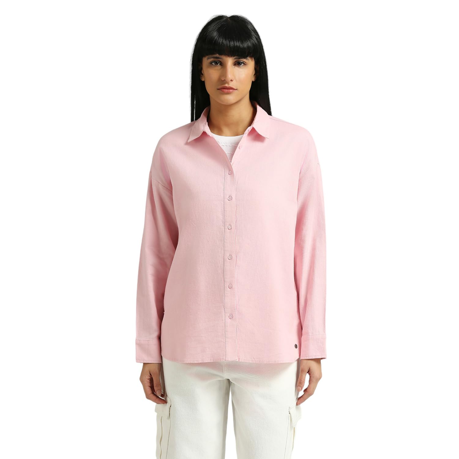 Pepe Jeans WomenS Oversize Fit Solid Shirts