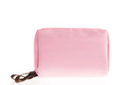 Kososuru Small Makeup Bag, Portable Waterproof Cosmetic Bag Travel Makeup Pouch for Women (Pink, Square)