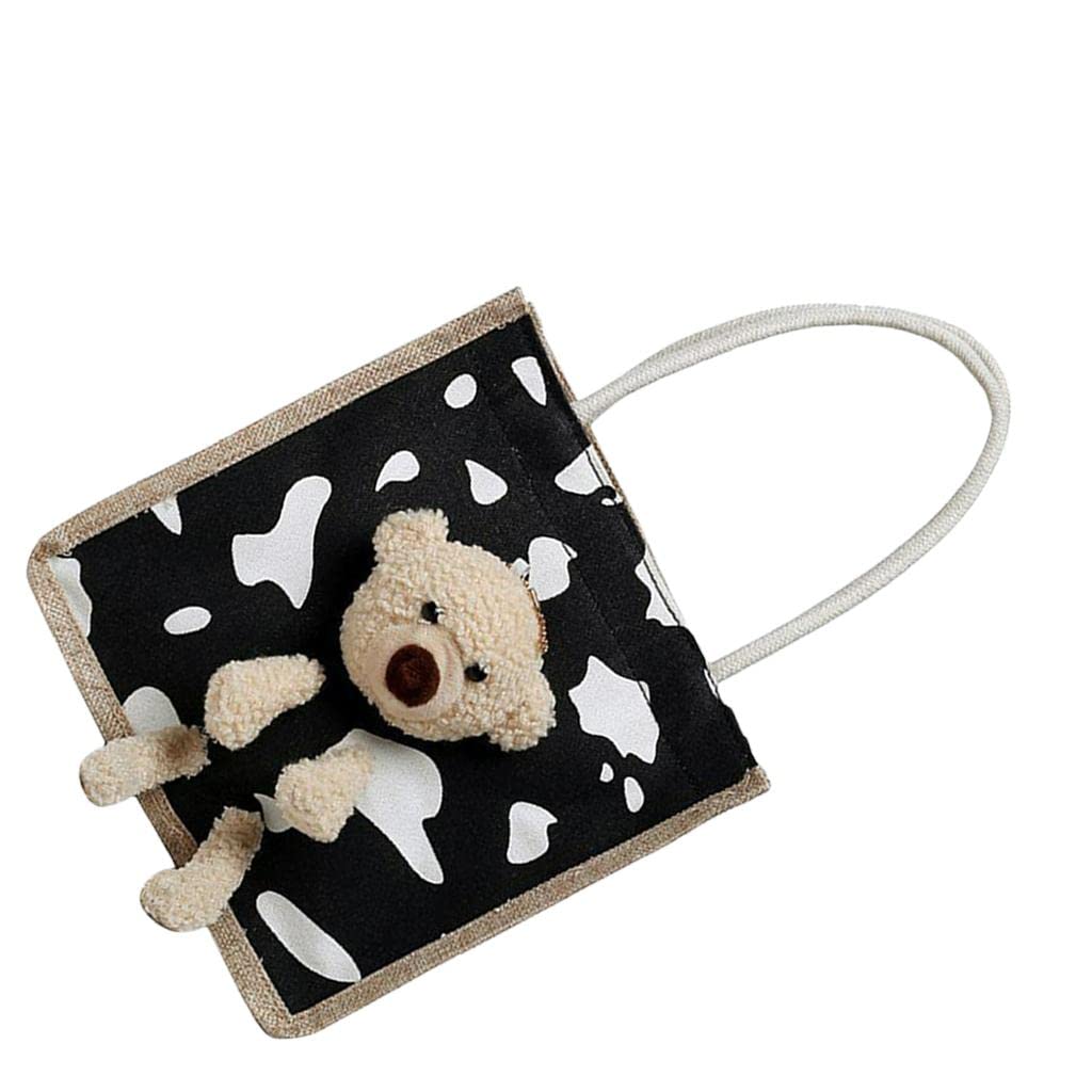 Enakshi Fashion Handbag Lovely Tote Bear Doll For Ladies Girl Women One Size Black|Clothing, Shoes & Accessories |Womens Handbag 21-21