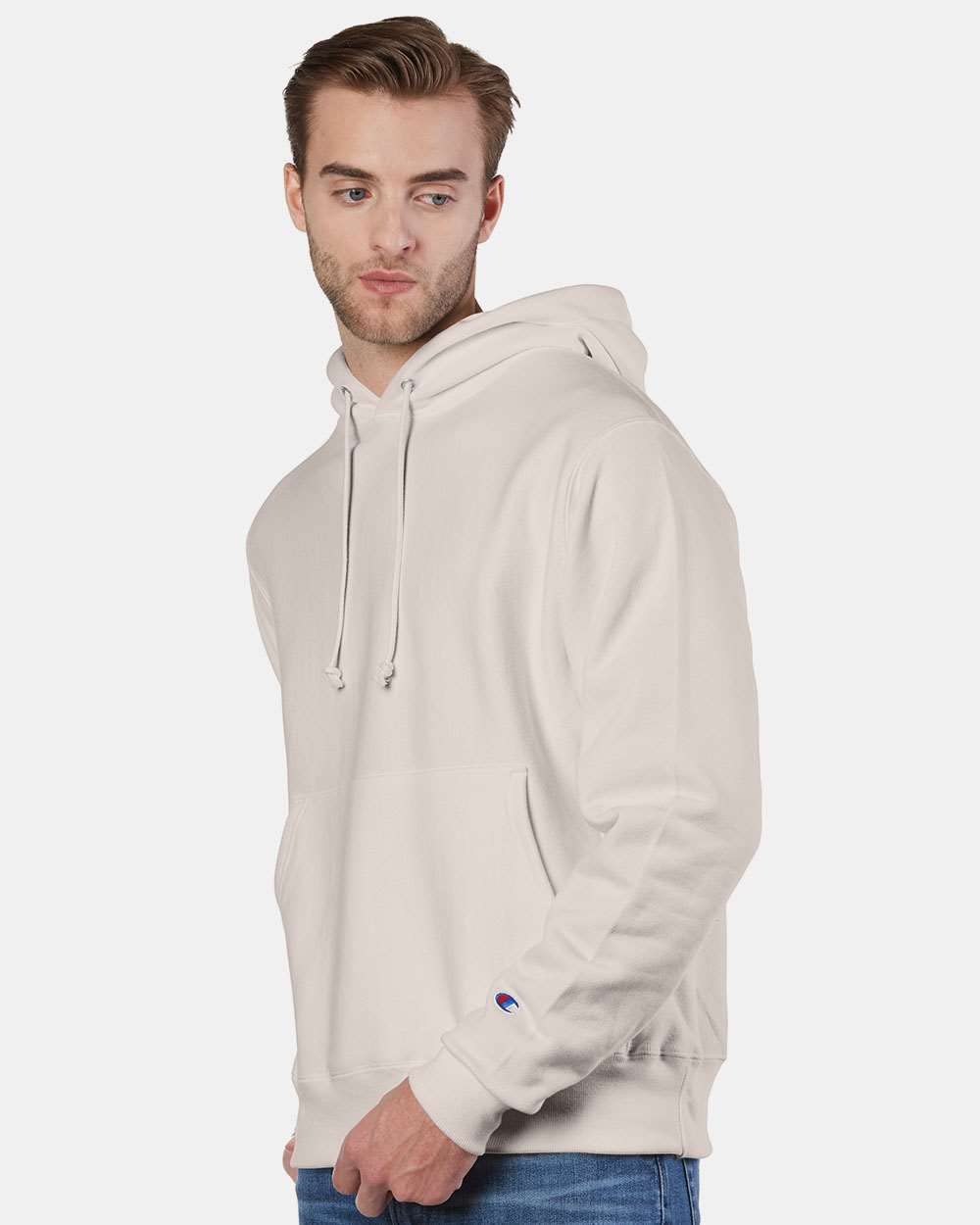 Reverse Weave Pullover Hooded Sweatshirt - OXFORD gRAY - M(D0102H7YWR8)