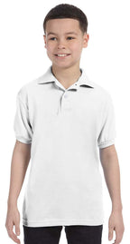 Youth 5050 EcoSmart Jersey Knit Polo - DEEP FOREST - XS(D0102H2HHMV)