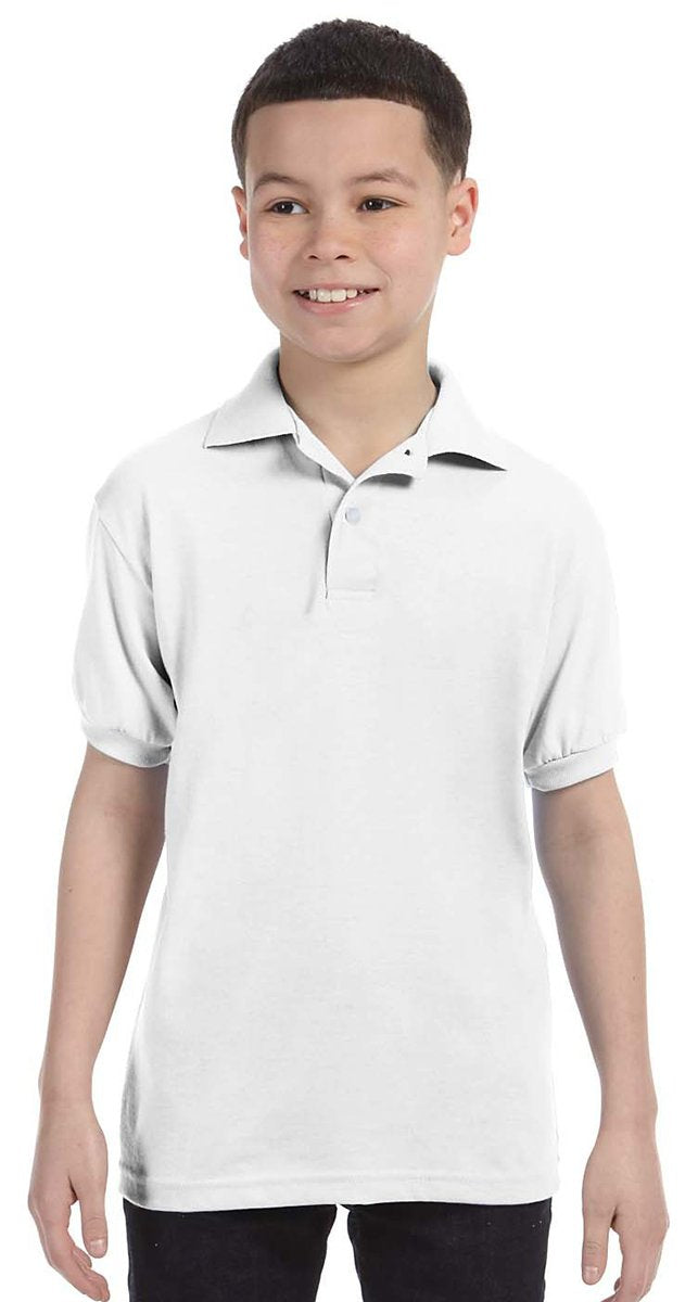 Youth 5050 EcoSmart Jersey Knit Polo - DEEP FOREST - XS(D0102H2HHMV)
