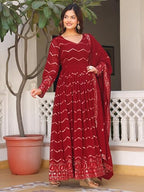 Fashion Basket Georgette Anarkali Kurta For Women