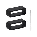 Chimei Rubber Watch Band Loop Sillicon Watch Strap Keeper Replacement Holder Retainer 26mm 2pcs