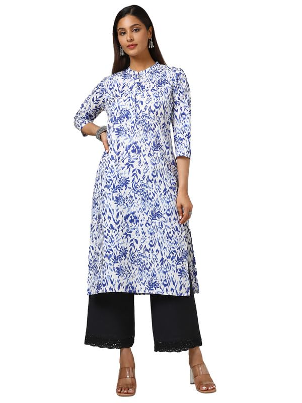 Soch Women Cotton Blend Abstract Print Kurta