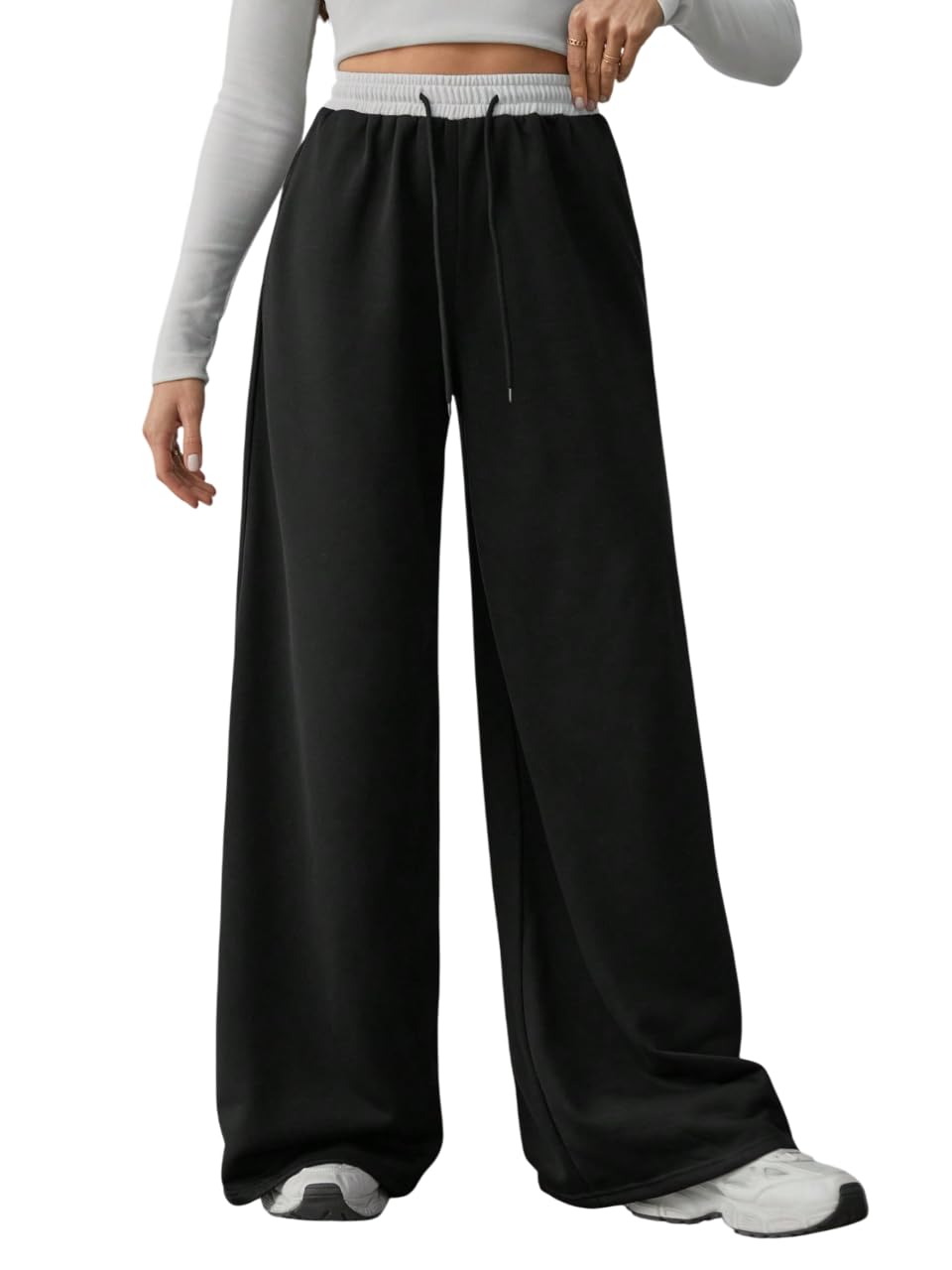 Dockstreet Womens Open Bottom ||White Belt Open||Open1711G||White Belt Open||Blackwomenjogr28 28