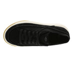 UGG Women's EZ-DUZZIT LACE Sneaker, Black, 8